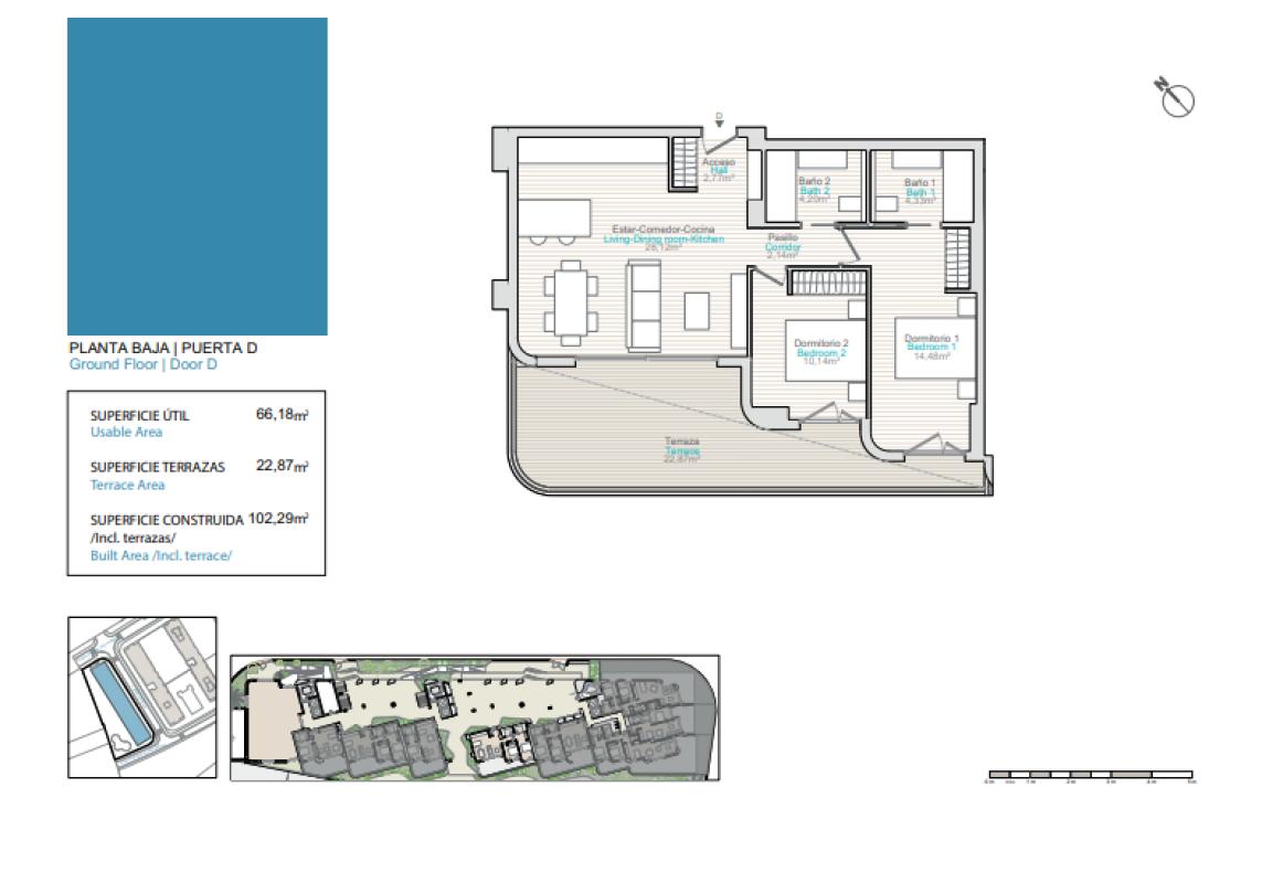 Obra nueva Allonbay Hills F1 en La Villajoyosa / Vila Joiosa (Revista) plan 2