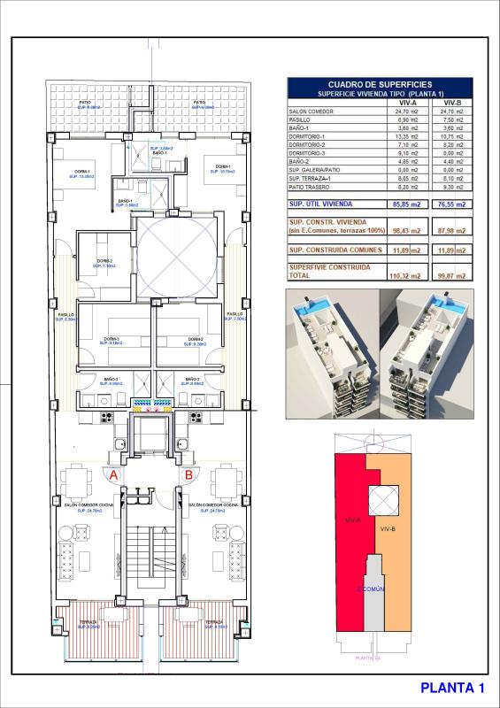 New construction Intercosta Sunrise in Torrevieja plan 2