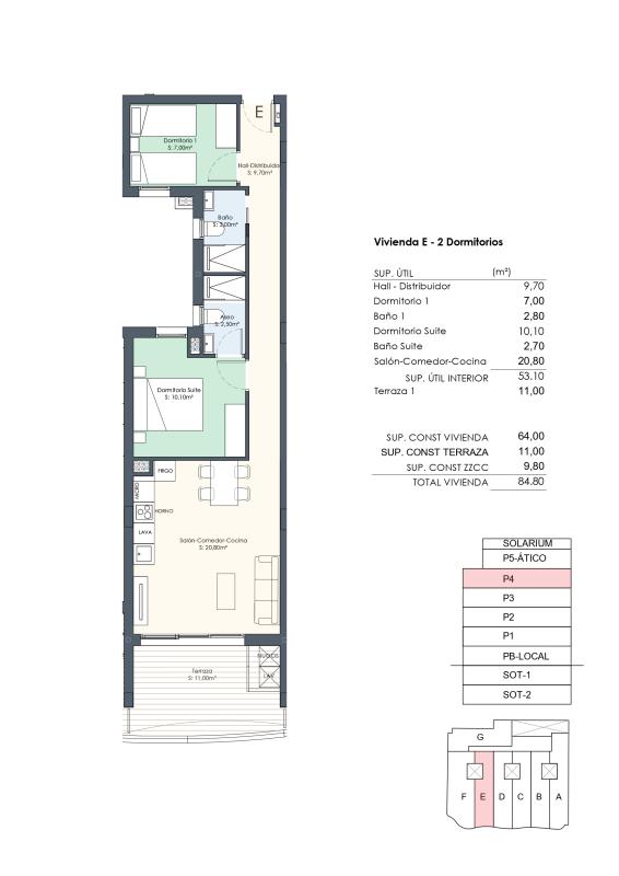Obra nueva Kasia V en Torrevieja (Revista) plan 2