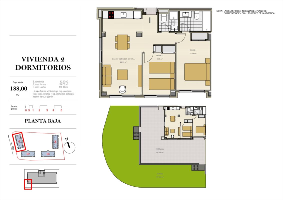 Obra nueva Las Lomas de Denia en Denia (Revista) plan 1