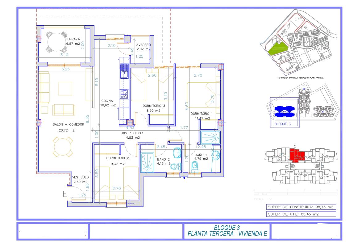 New construction Las Villas II Accolo in La Villajoyosa / Vila Joiosa plan 2