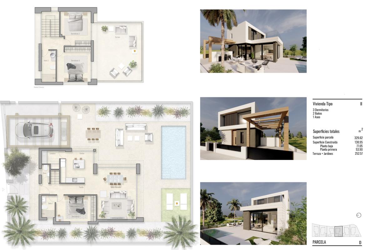 Obra nueva Mar de Alboran en Pilar de la Horadada (Revista) plan 1
