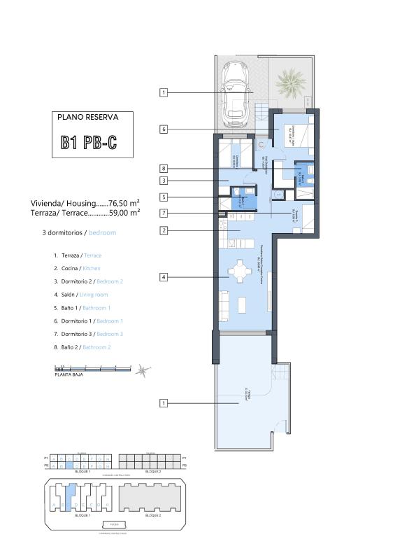 Obra nueva RESIDENCIAL MYKONOS apart en Dolores (Revista) plan 2