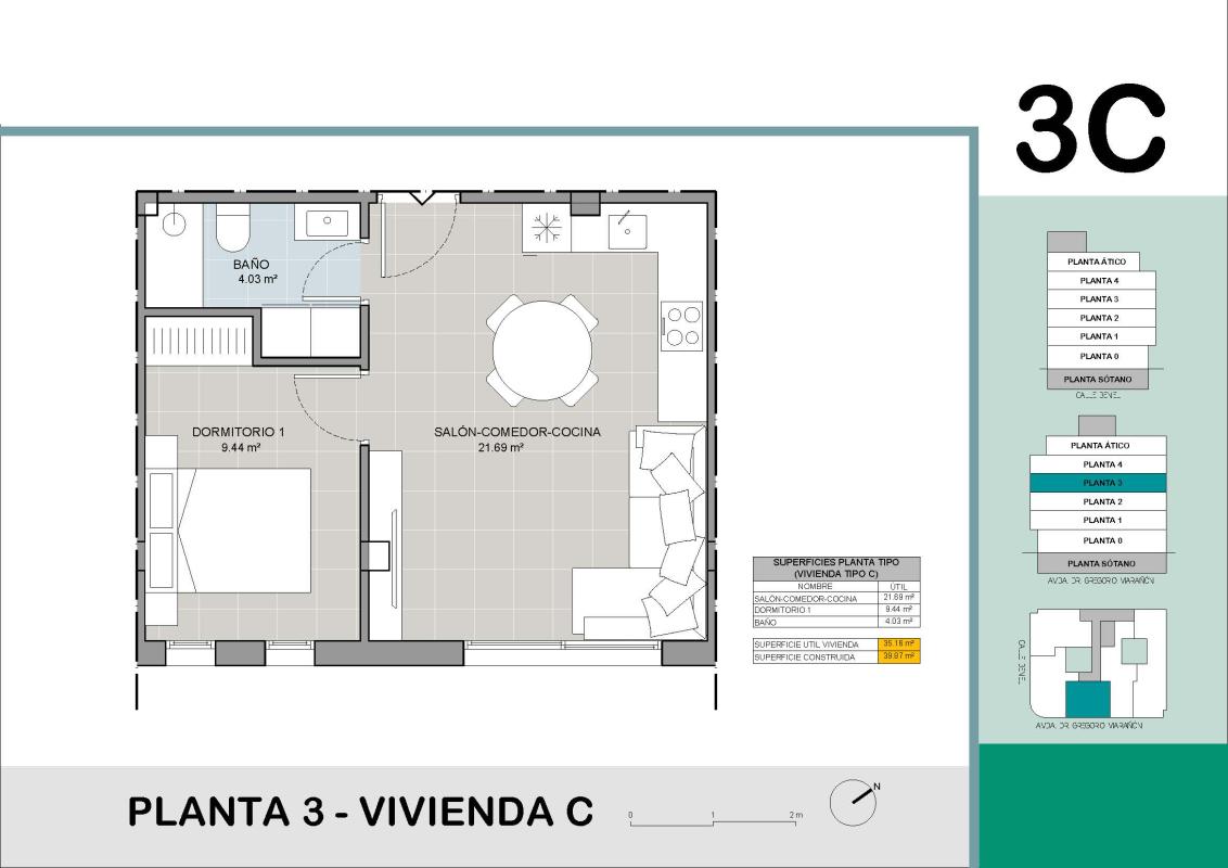 Obra nueva Anamar en Torrevieja (Revista) plan 3