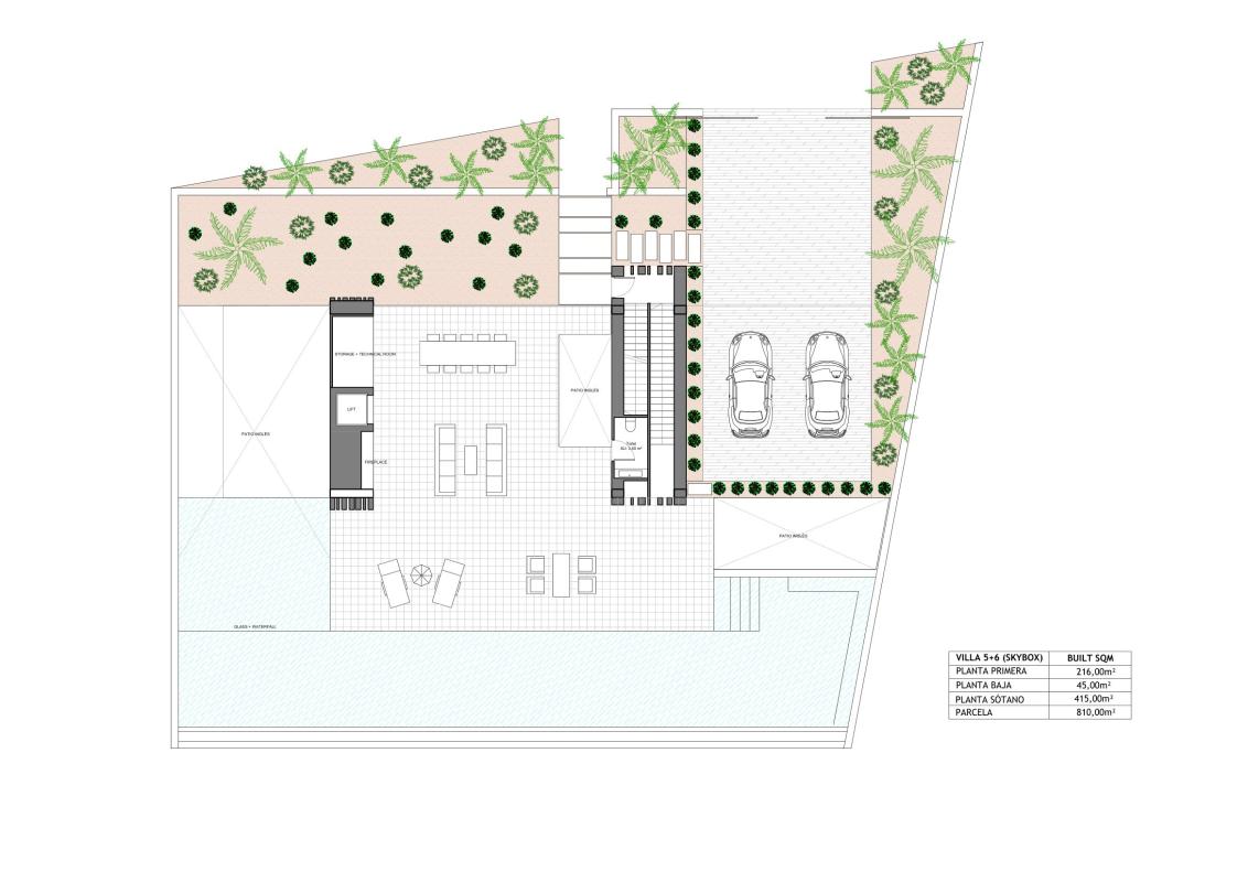 Obra nueva Oceanic Villas en Rojales (Revista) plan 1