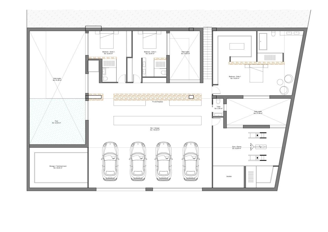 Obra nueva Oceanic Villas en Rojales (Revista) plan 2