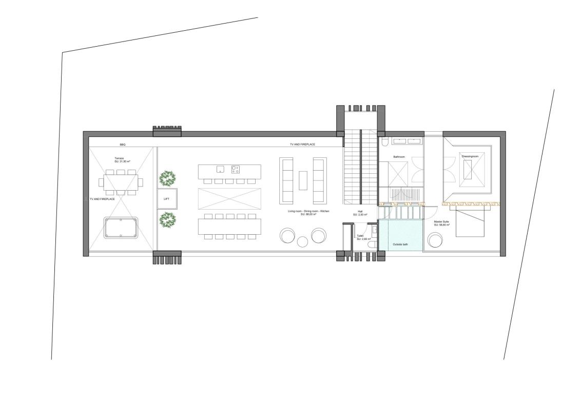 Obra nueva Oceanic Villas en Rojales (Revista) plan 3