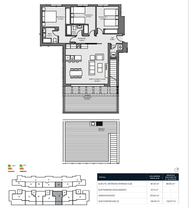 Obra nueva Residencial Pacaraima en Torremolinos (Revista) plan 1
