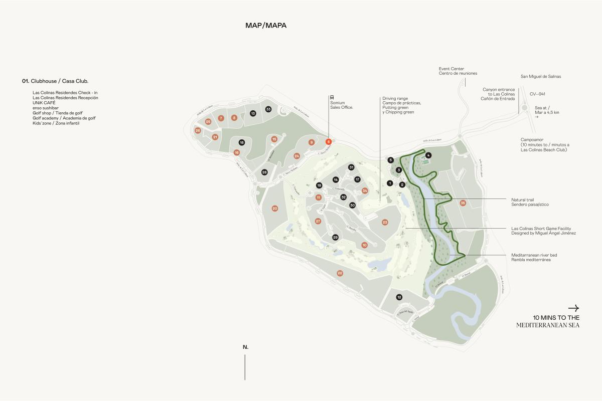 Nowa nieruchomość Las Mimosas w Orihuela plan 1