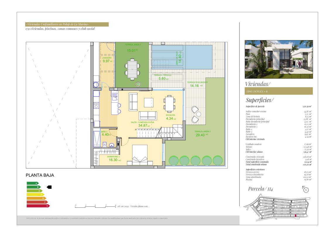 Obra nueva Polop Hills en Polop (Revista) plan 5