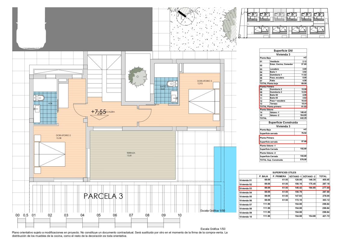Obra nueva Villas Puig Campana en Finestrat (Revista) plan 3