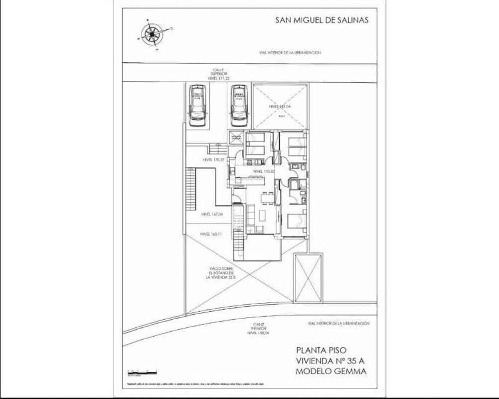 Obra nueva Bungalows Bellavista en San Miguel de Salinas (Revista) plan 1