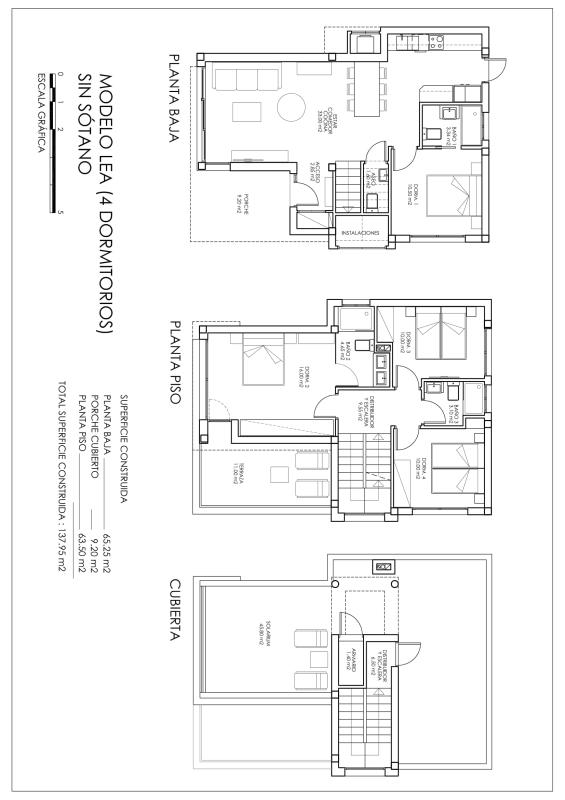 Obra nueva Bellavista Villas en San Miguel de Salinas (Revista) plan 2