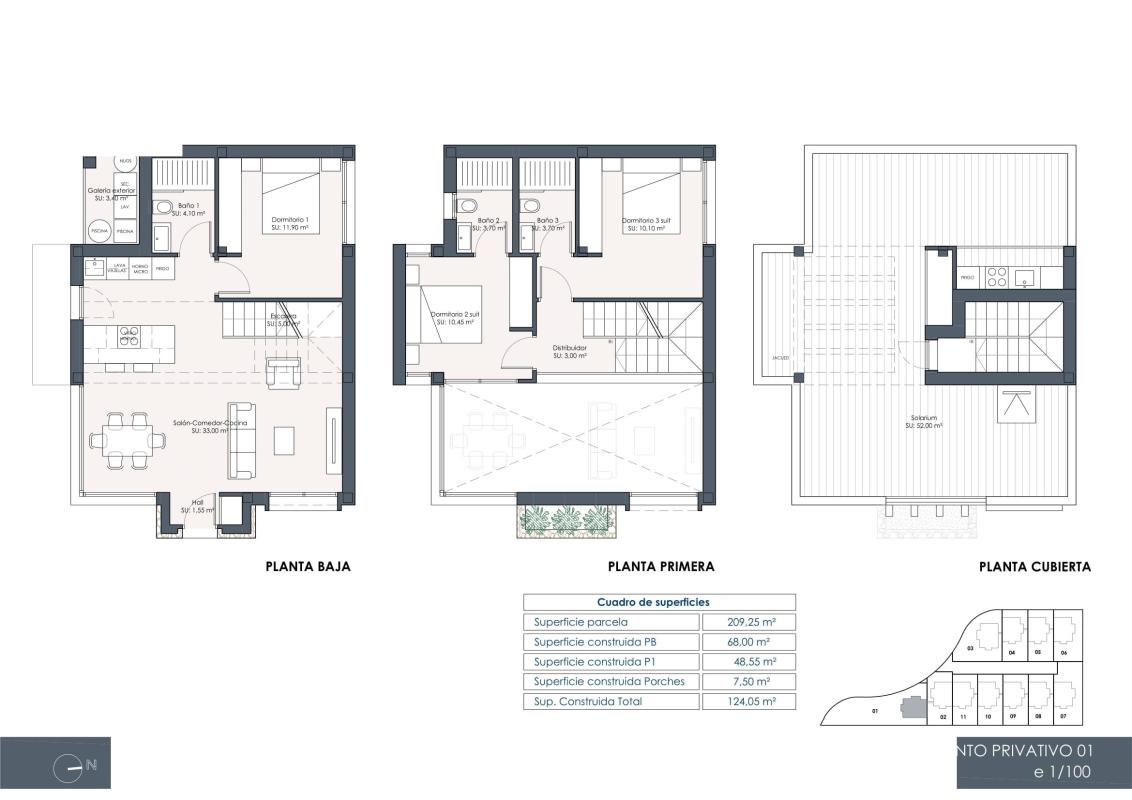 Obra nueva Residencial Laguna Azul en Los Montesinos (Revista) plan 1