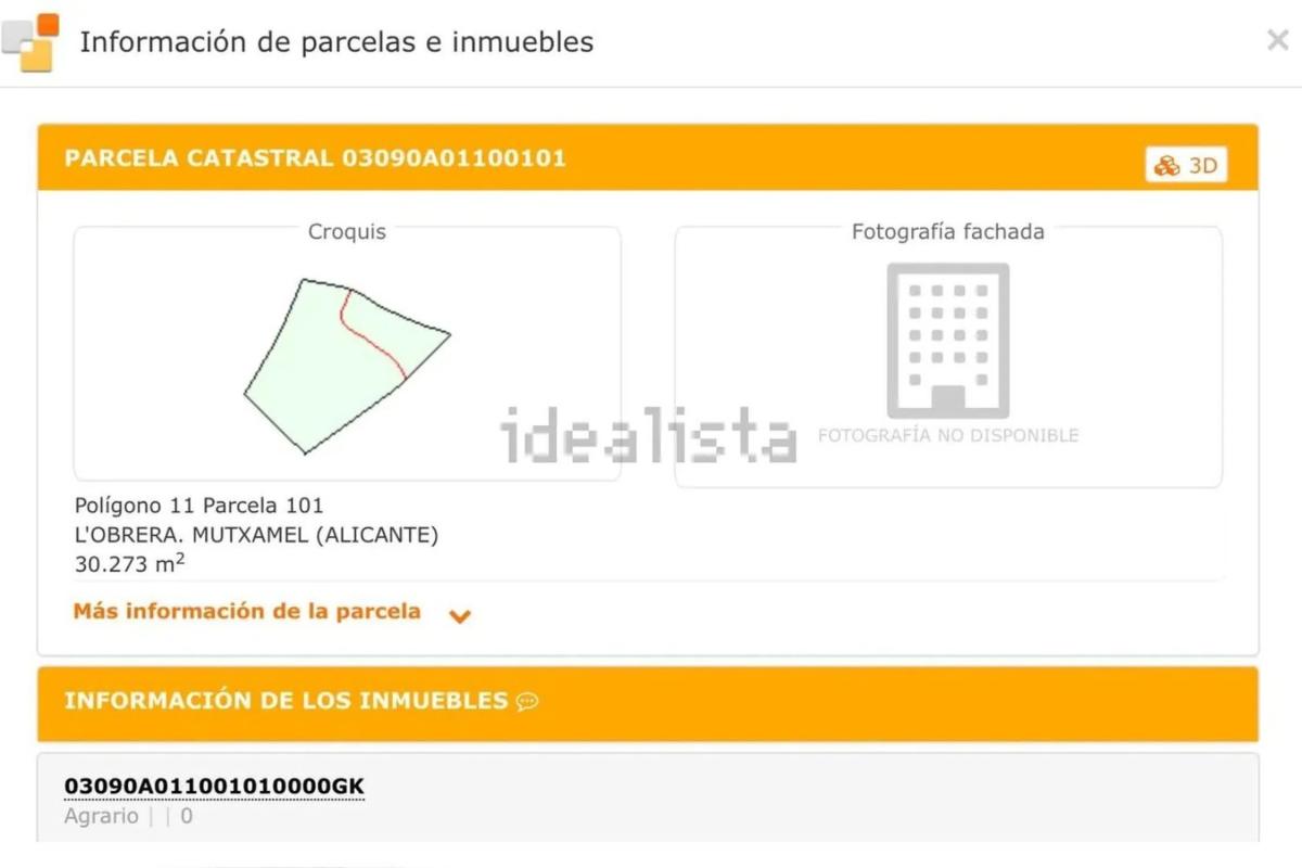 Участок земли на продажу в Мутхамель, Аликанте photo 5