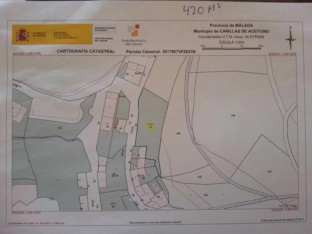 Участок земли на продажу в Канильяс-де-Асейтуно, Малага photo 1