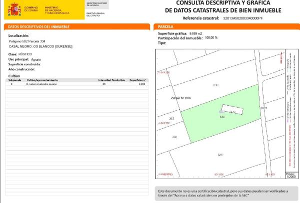 Terreno en Loureses, 1 photo 1