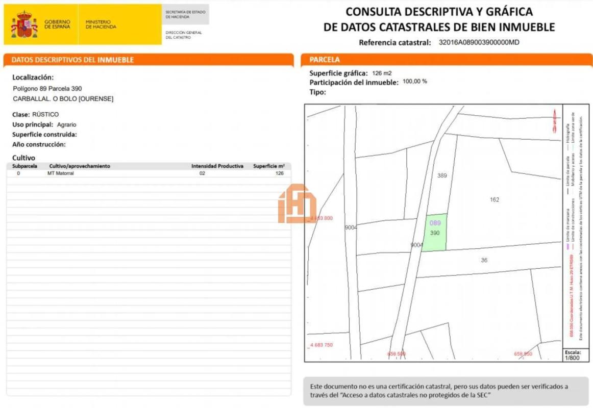 Land for sale in The Cake, Ourense photo 2