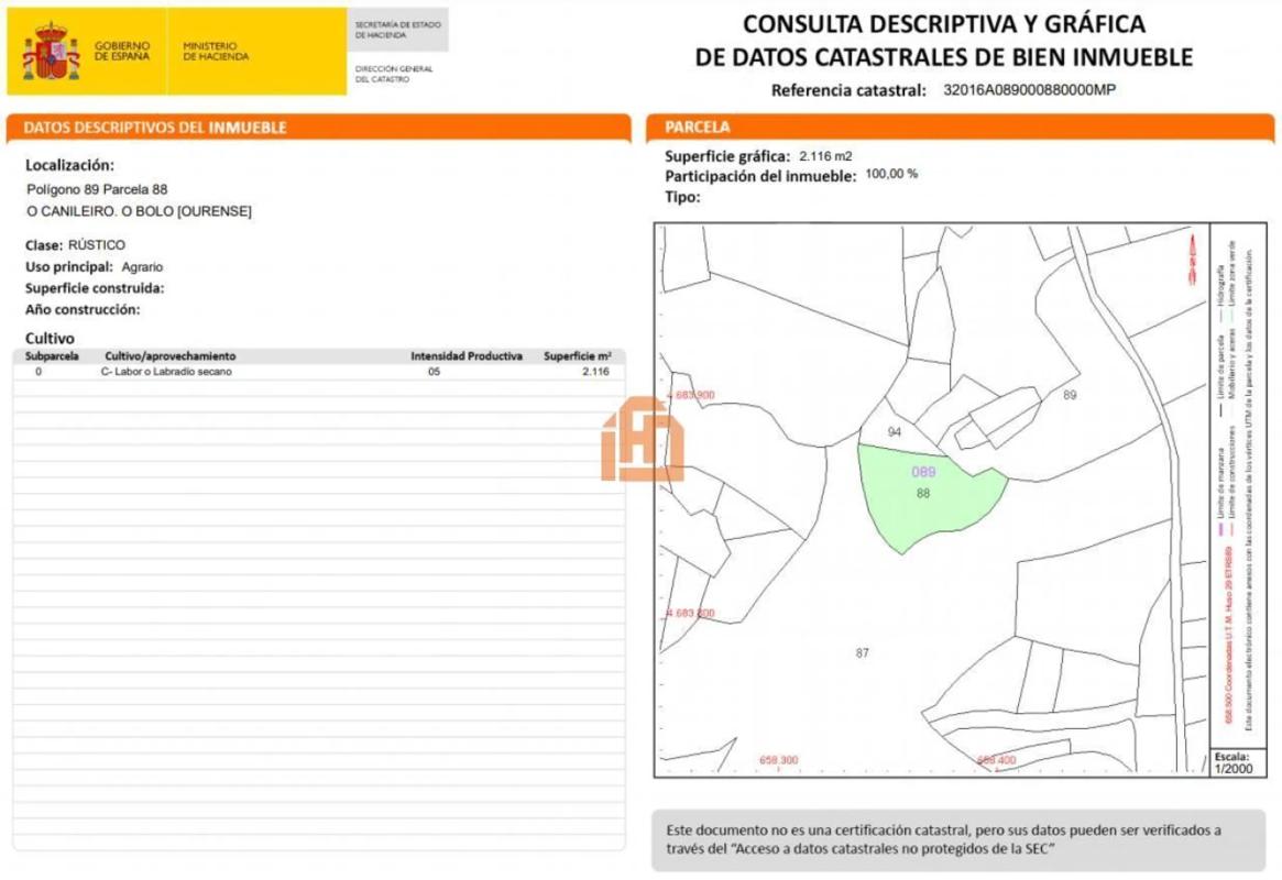 Land for sale in The Cake, Ourense photo 5