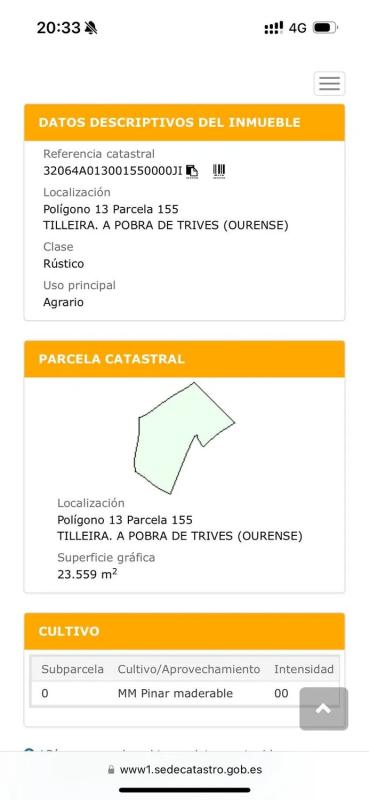 Terreno en venta en Puebla de Trives, Ourense photo 3