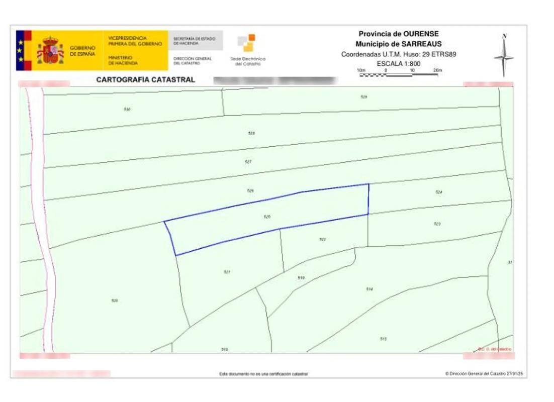 Terreno en venta en Sarreaus, Ourense photo 1