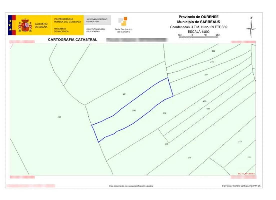 Terreno en venta en Sarreaus, Ourense photo 1