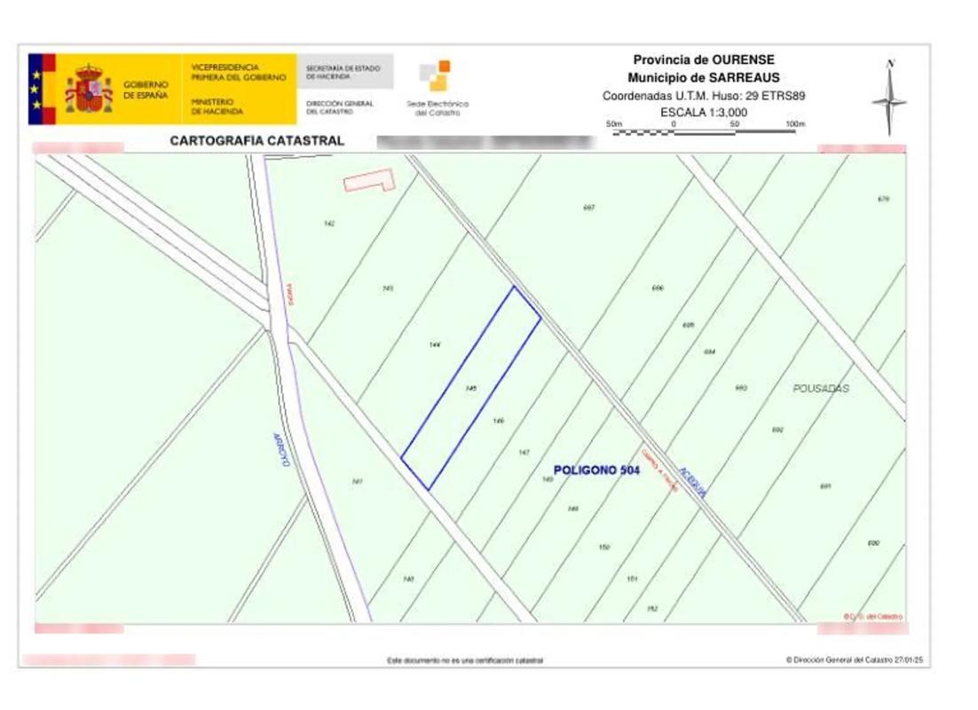 Terreno en venta en Sarreaus, Ourense photo 1