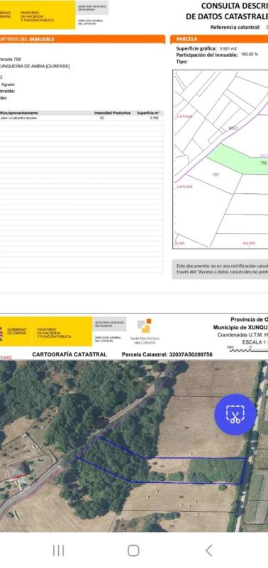 Terreno en venta en Xunqueira de Ambia, Ourense photo 1