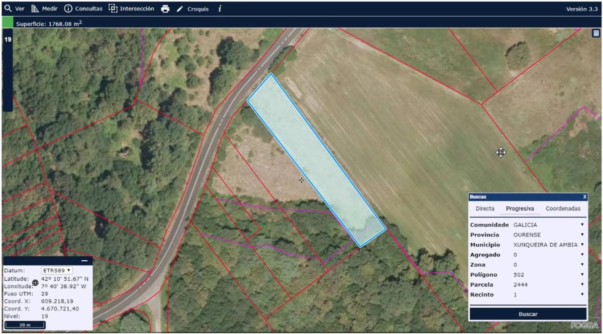 Terreno en venta en Xunqueira de Ambia, Ourense photo 3