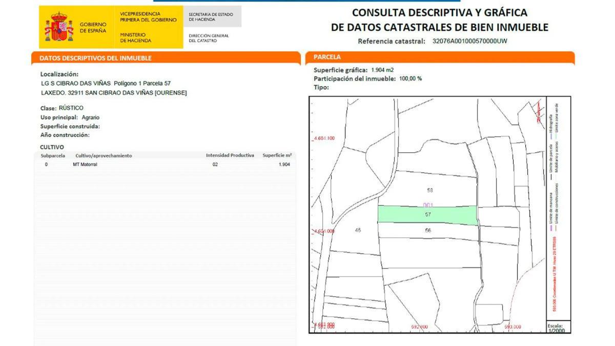 Land for sale in San Cibrao das Viñas, Ourense photo 4