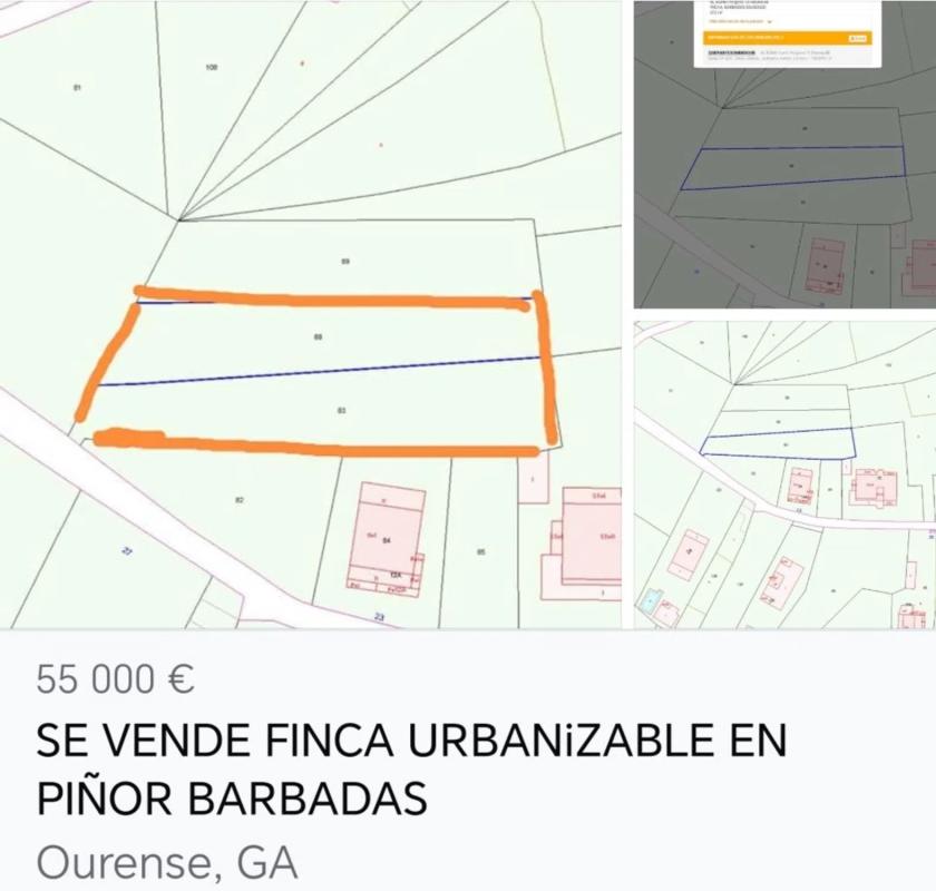 Terreno en venta en Barbadas, Ourense photo 1