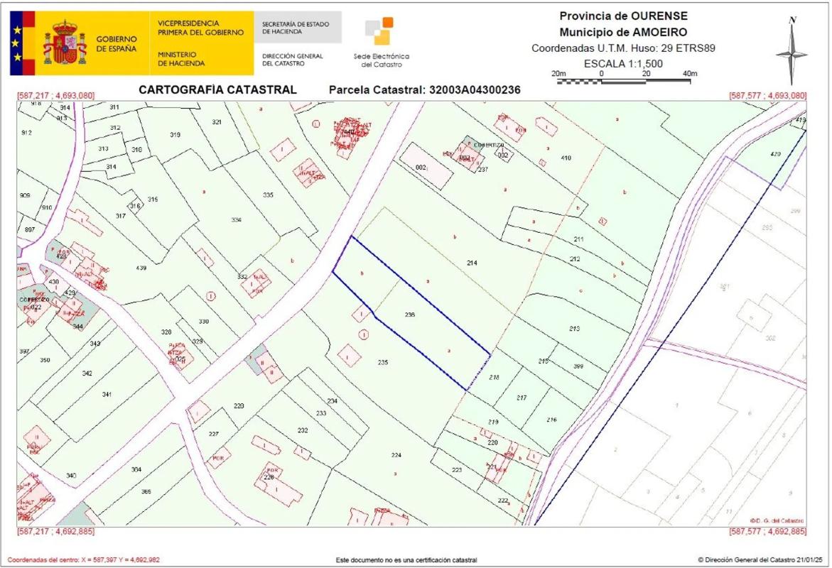 Terreno en venta en Amoeiro, Ourense photo 1