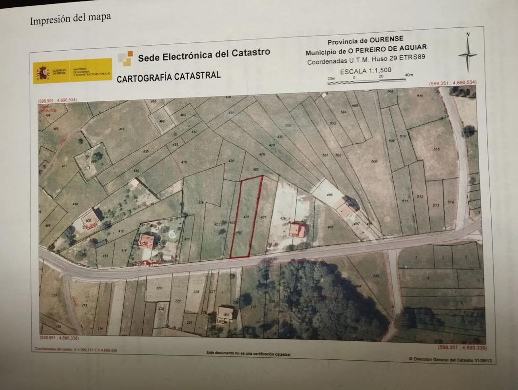 Terreno en venta en Pereiro de Aguiar, Ourense photo 1