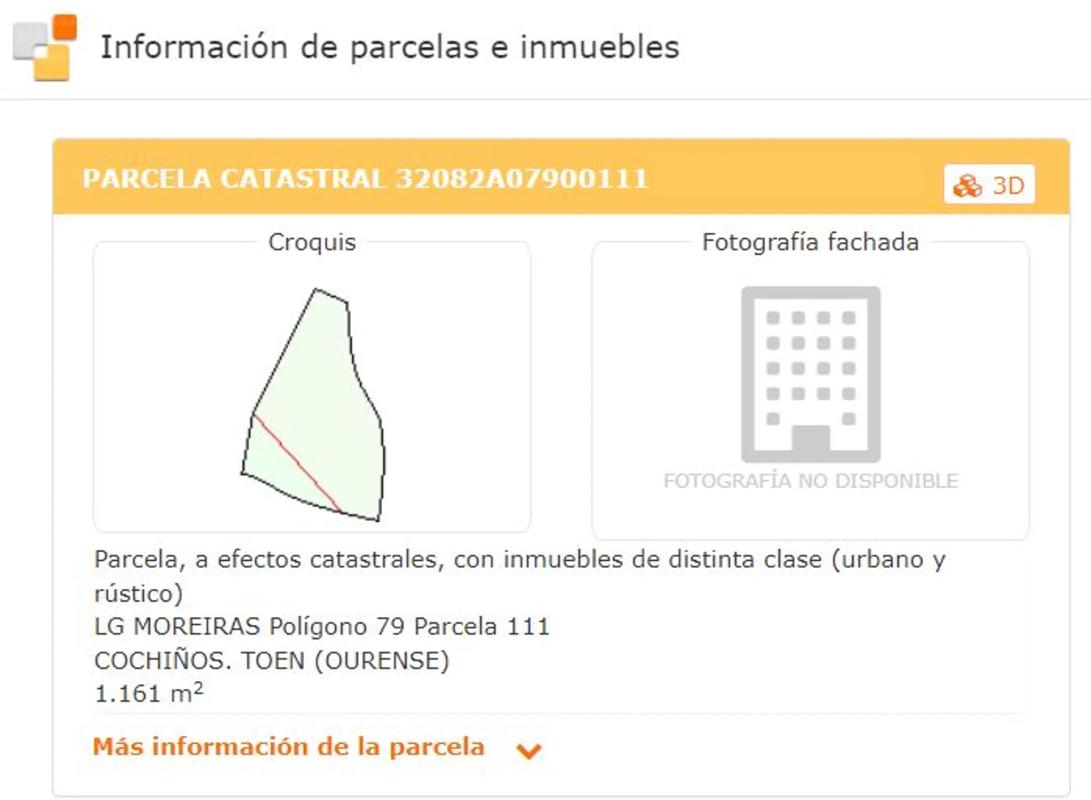 Terreno en venta en Toén, Ourense photo 4