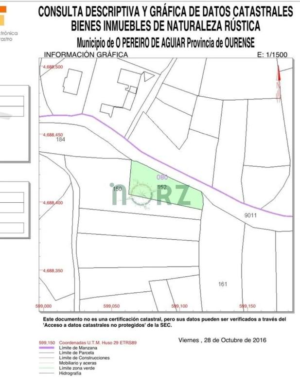 Terreno en venta en Pereiro de Aguiar, Ourense photo 1