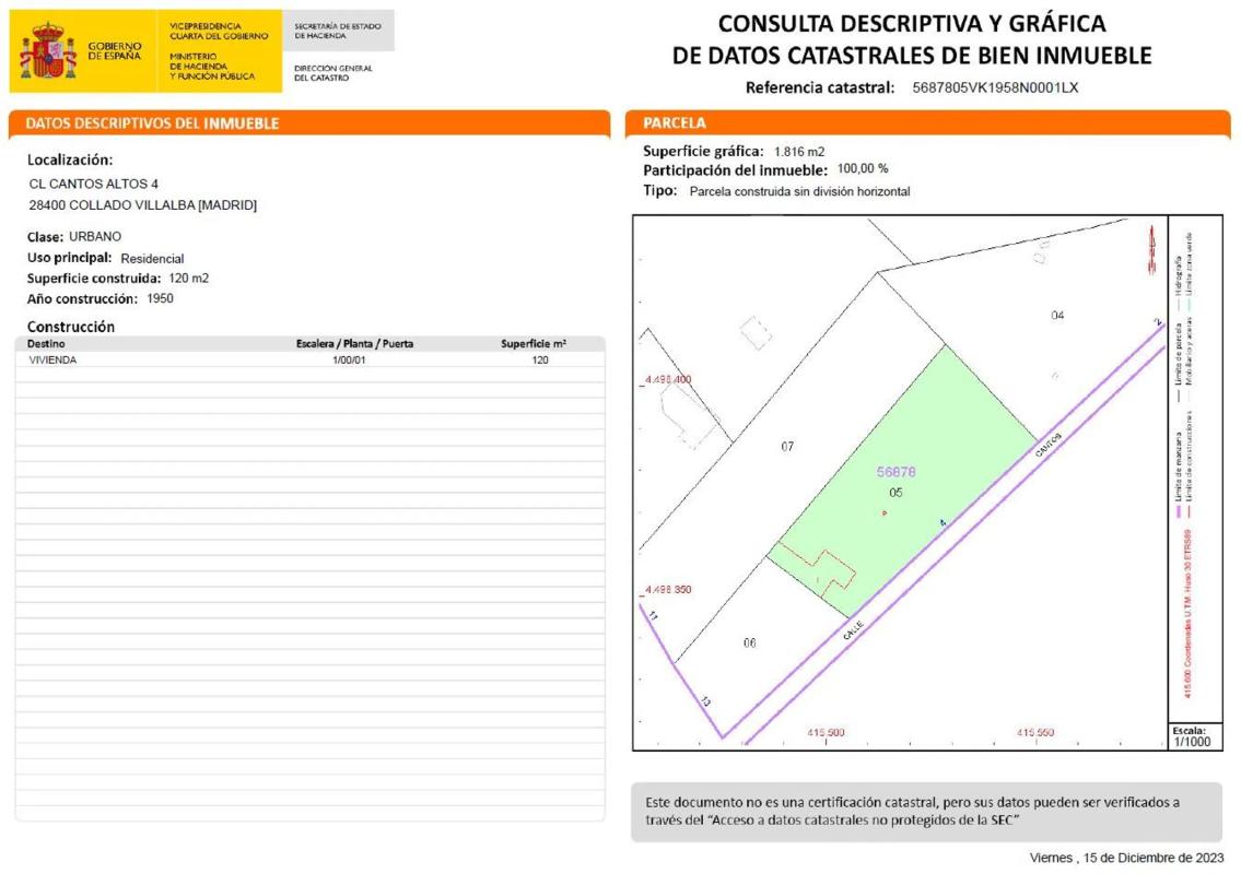 Terreno en venta en Collado Villalba, Madrid photo 2