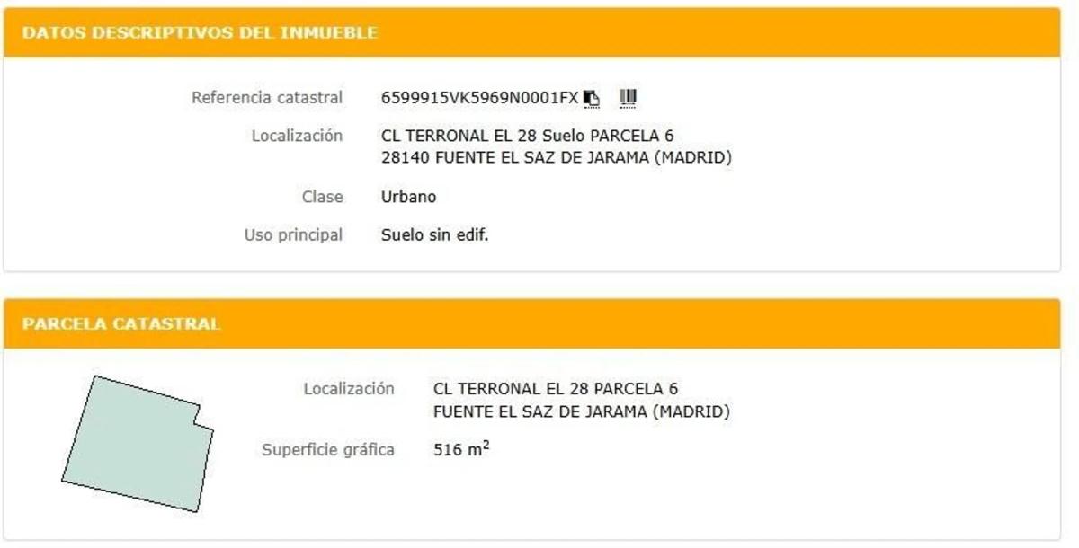 Terreno en venta en Fuente el Saz de Jarama, Madrid photo 1