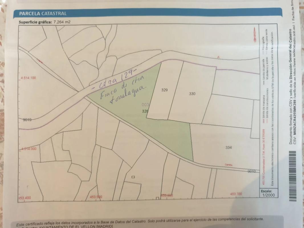 Land for sale in The Vellón, Madrid photo 1