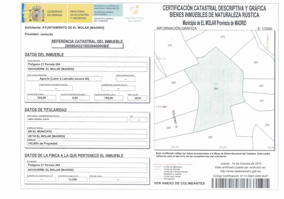 Terreno en venta en El Molar, Madrid photo 4