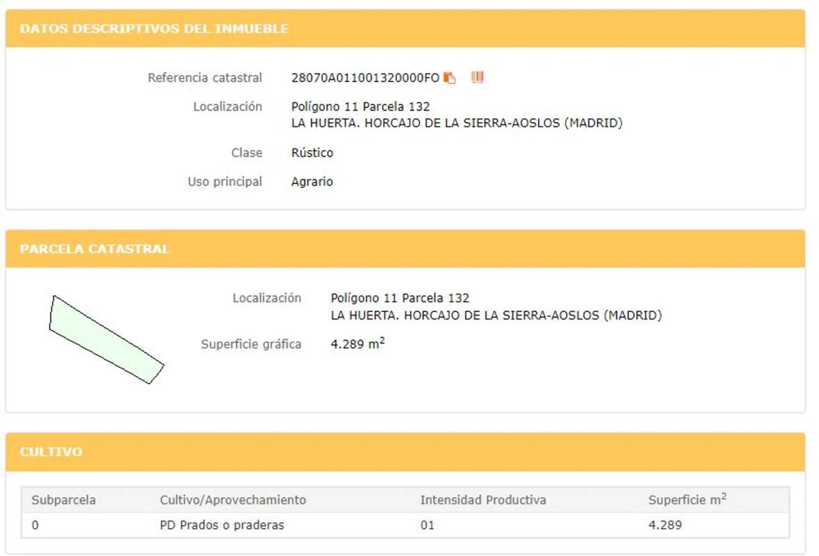 Terreno en venta en Horcajo de la Sierra, Madrid photo 5