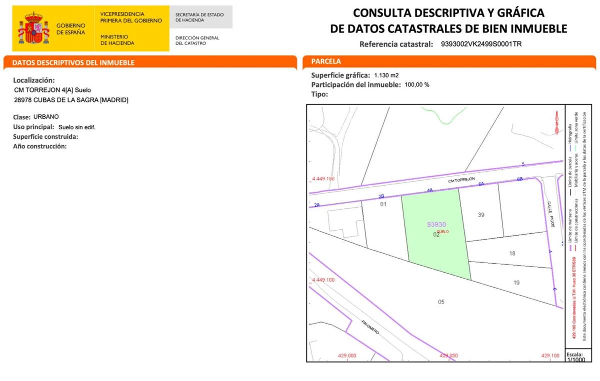 Terreno en venta en Cubas de la Sagra, Madrid photo 2