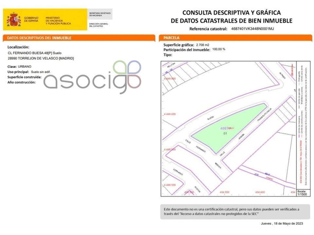 Terreno en venta en Torrejón de Velasco, Madrid photo 5