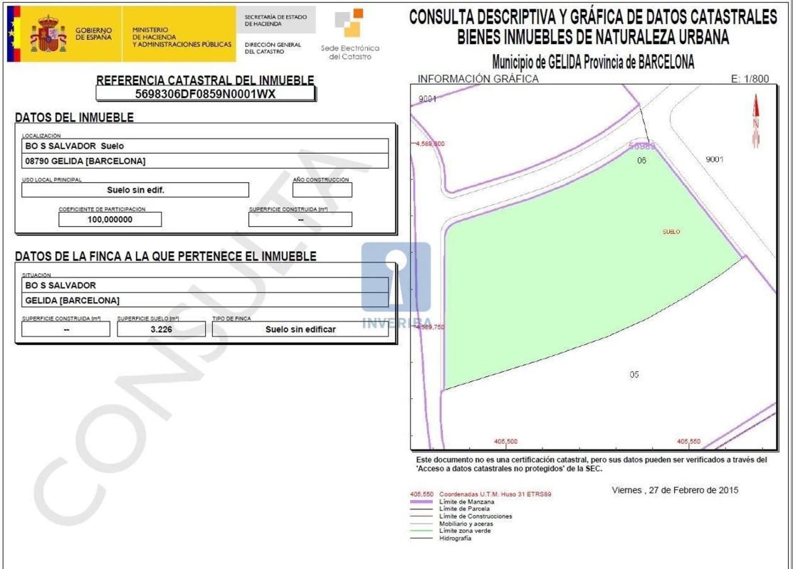 Terreno en venta en Gelida, Barcelona photo 3
