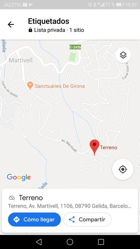 Terreno en venta en Gelida, Barcelona photo 1