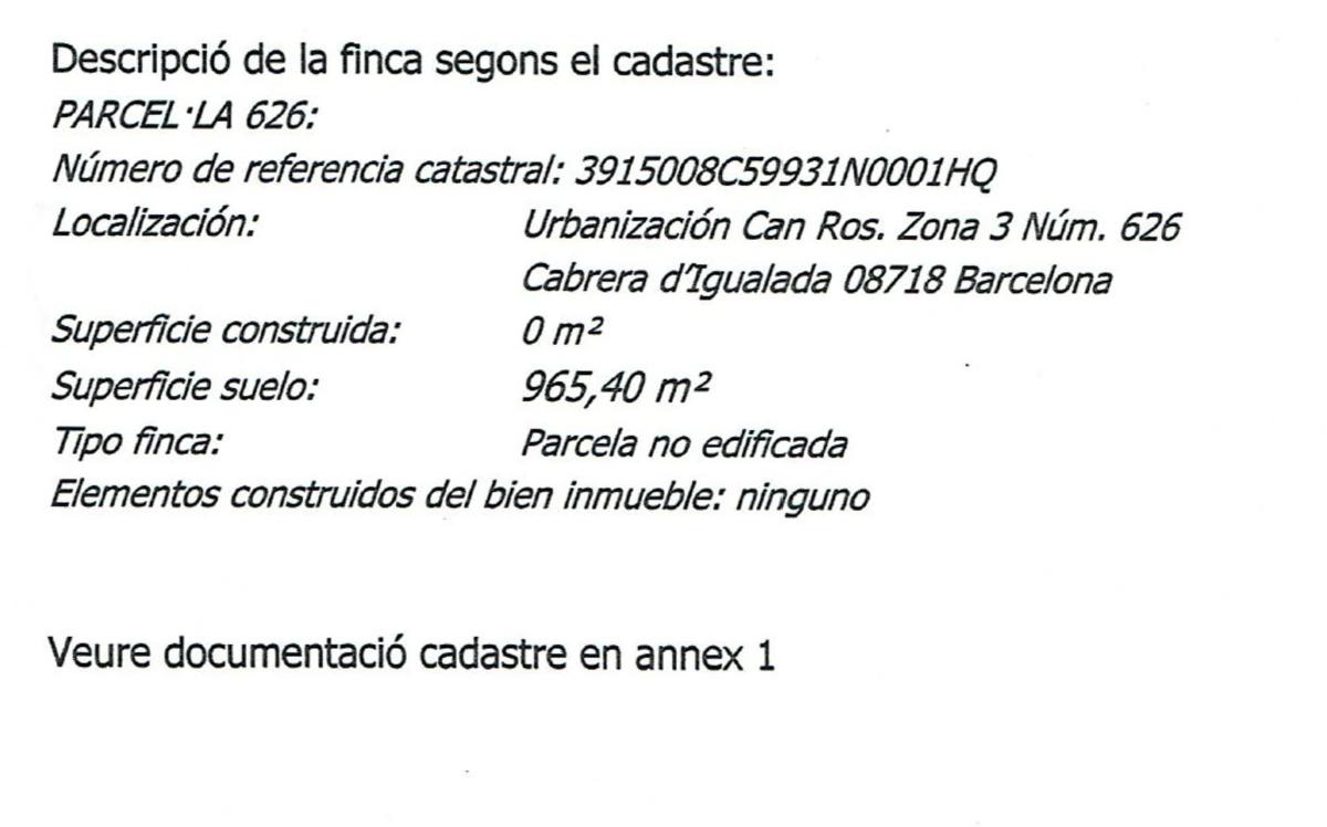 Terreno en venta en Cabrera d'Anoia, Barcelona photo 3
