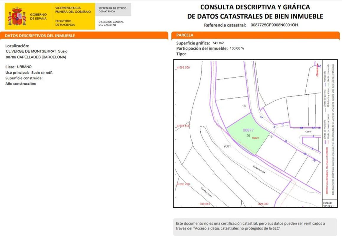 Terreno en venta en Capellades, Barcelona photo 2