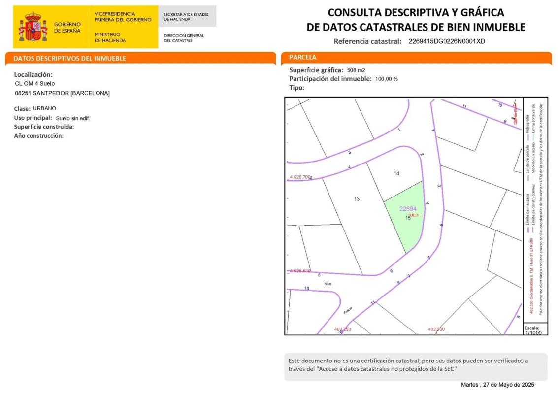 Terreno en venta en Santpedor, Barcelona photo 2