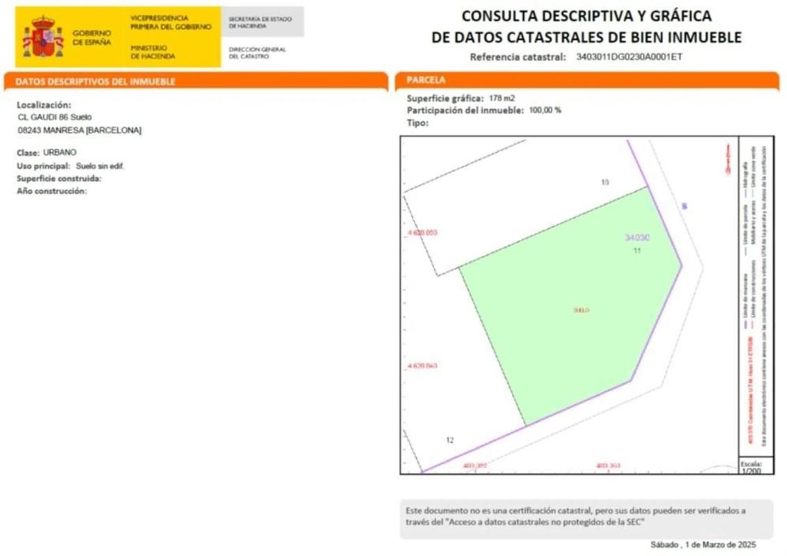 Terreno en venta en Manresa, Barcelona photo 4