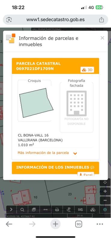 Terreno en venta en Vallirana, Barcelona photo 1