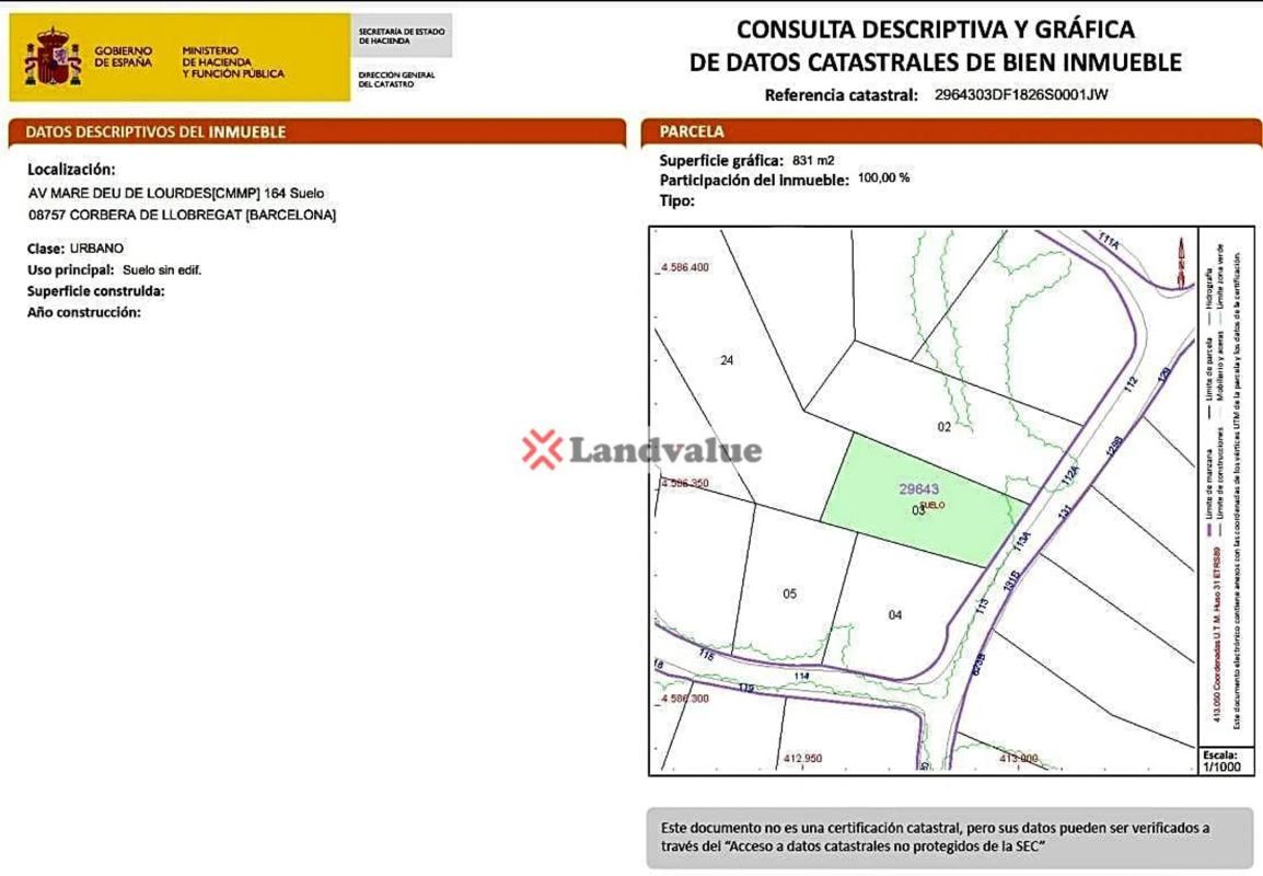 Terreno en venta en Corbera de Llobregat, Barcelona photo 3